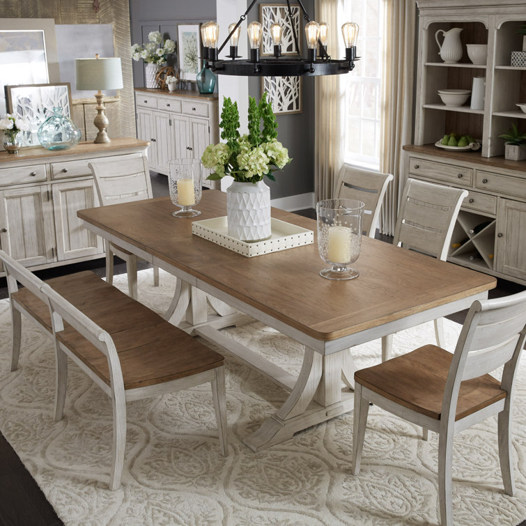 Laurel Foundry Modern Farmhouse Xochitl 6 Piece Extendable